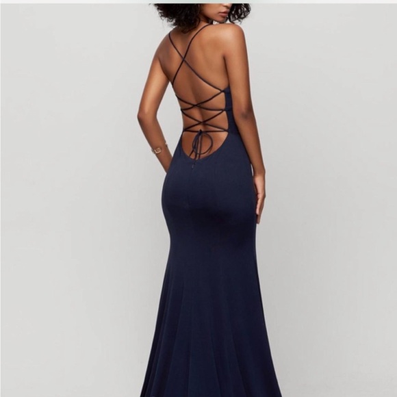 NWT JJs House Emerald Green Backless Dress Formal Prom size 6 221167 - Picture 2 of 7